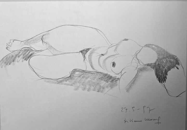 woman 1 图画, 11.8x19.7 in