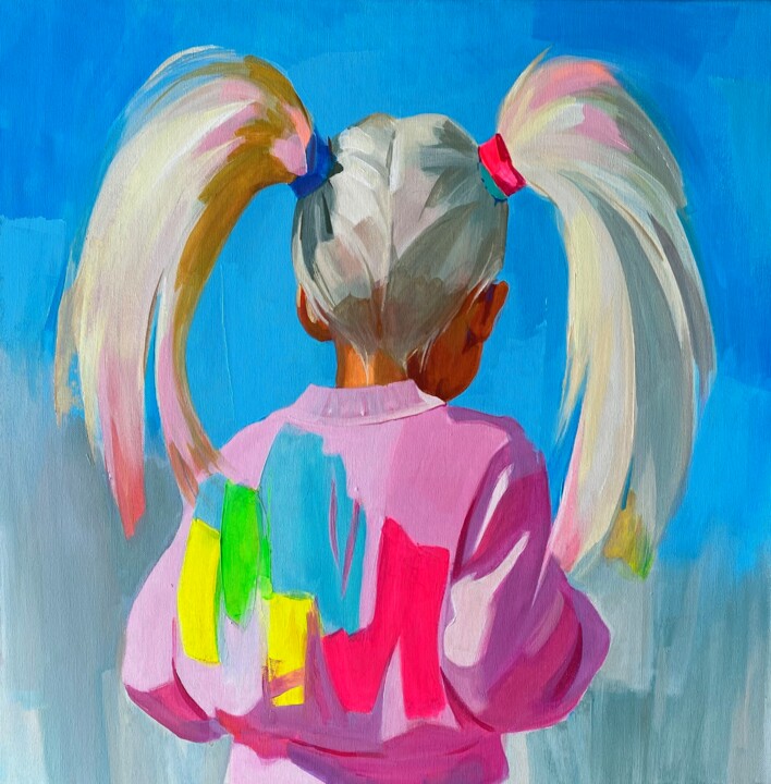 Follow me 绘画, 23.6x23.6 in