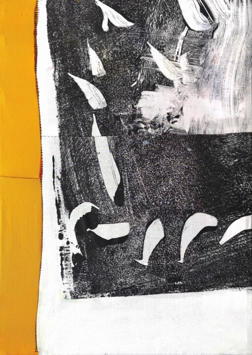 Painting titled "Untitled 55D" by Massimo Quadrelli, Original Artwork, Acrylic Mounted on Wood Stretcher frame