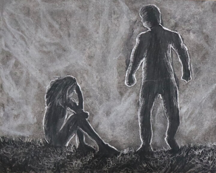 Letting go 003 Desenho, 12x16 in