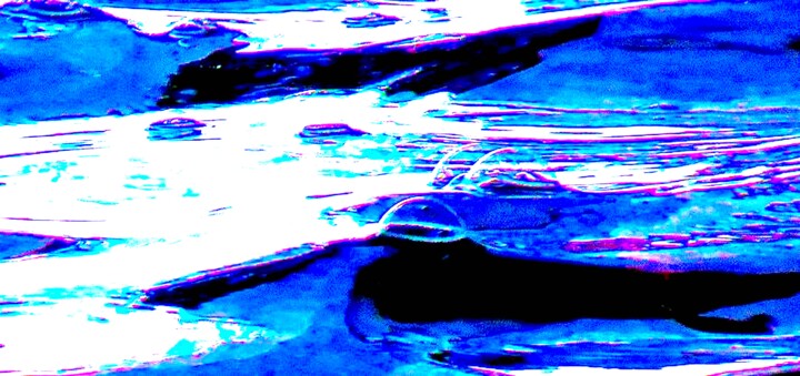 Lincoln Center Fountain 12e - Water 1114 摄影, 11.3x24 in