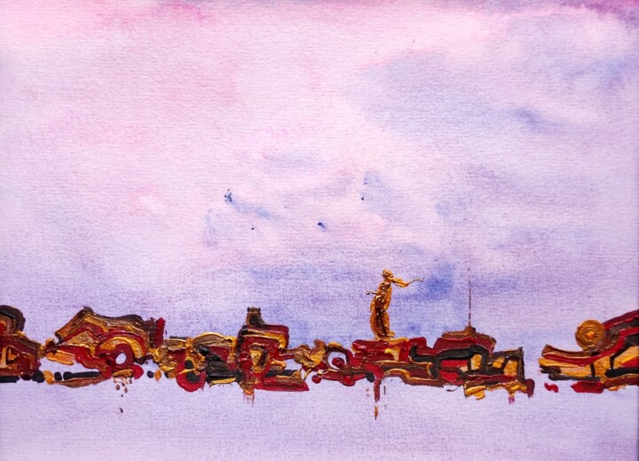 Skybridges - 1 绘画, 5.8x8.3 in