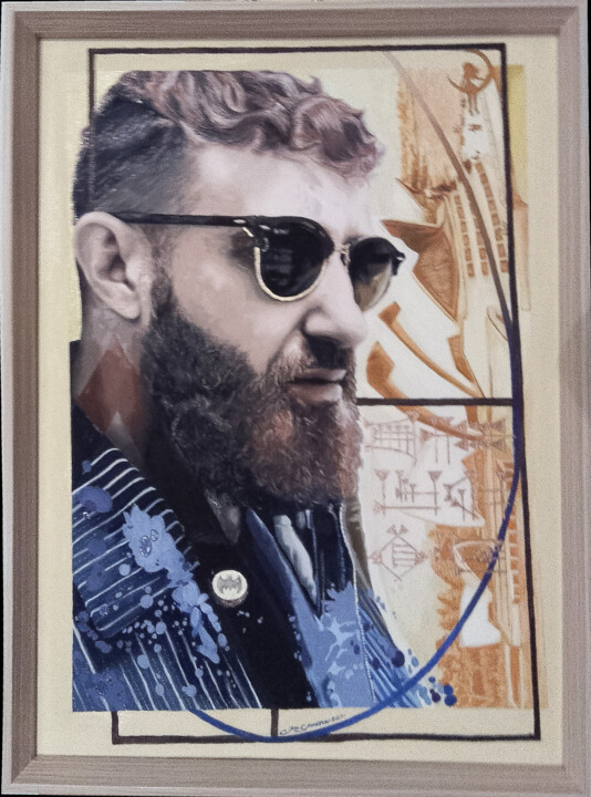 JAROD caméléon 绘画, 27.6x21.7 in