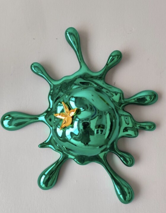 Tomato Splat Green Heykel, 15,4x12,6 in