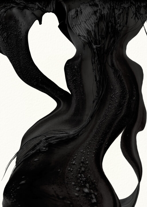 Photographie intitulée "Plissement 4" par Didier Van Der Borght, Œuvre d'art originale, Photographie manipulée