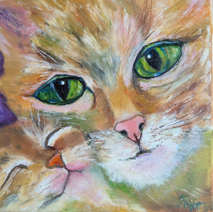 Mamas Liebe 绘画, 11.8x11.8 in