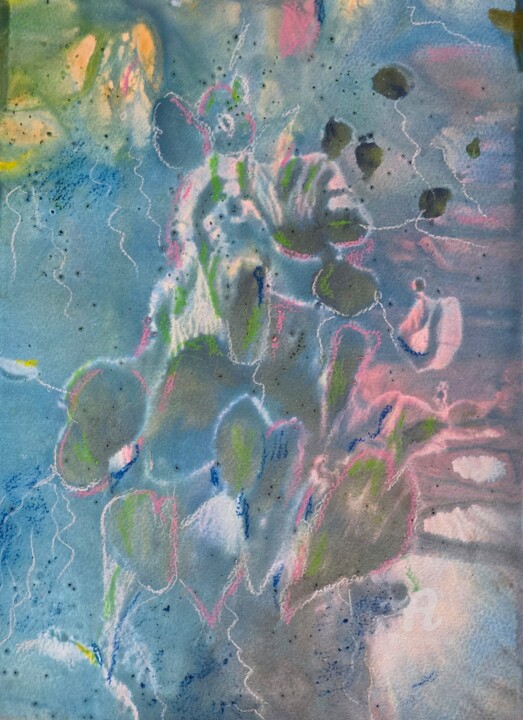 Akwarela pt Drzewko szczęścia 绘画, 11.8x8.3 in