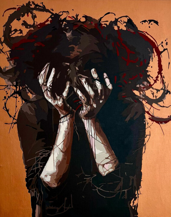 Schilderij,  31,5x25,6 in 