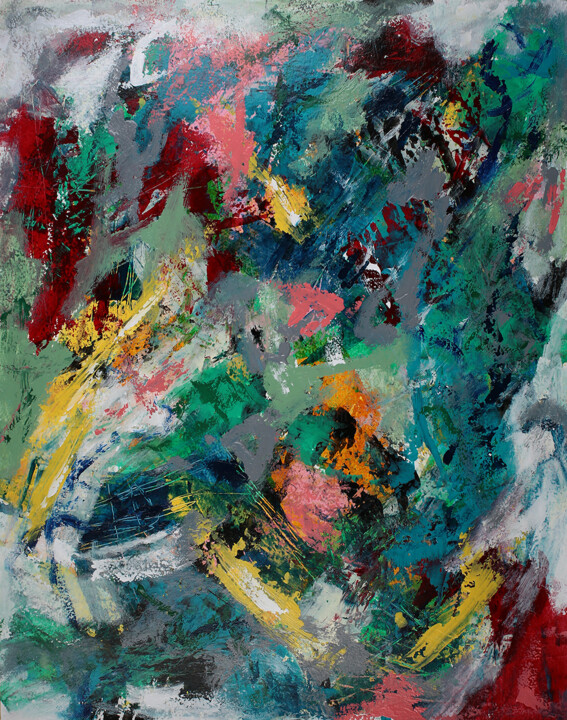 The devils detail 绘画, 25.2x19.7 in