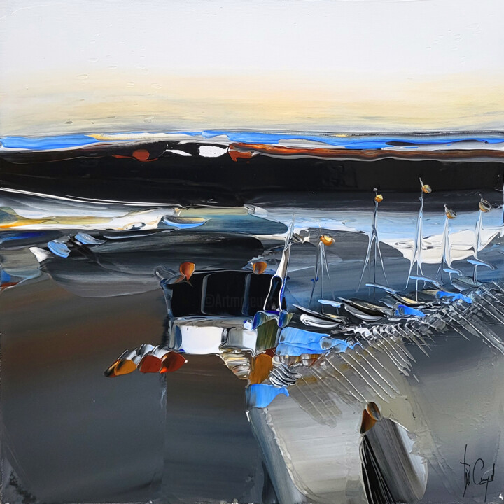 Peinture intitulée "Maintenir leur myst…" par Muriel Cayet, Œuvre d'art originale, Acrylique Monté sur Châssis en bois