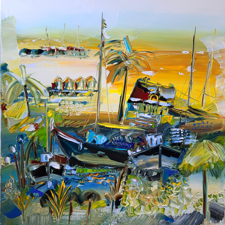 Peinture intitulée "Explorateur des jou…" par Muriel Cayet, Œuvre d'art originale, Acrylique Monté sur Châssis en bois