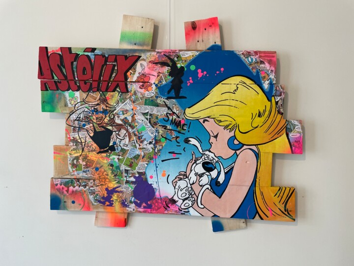 Tableau POP Art Falbala 绘画, 25.6x21.3 in