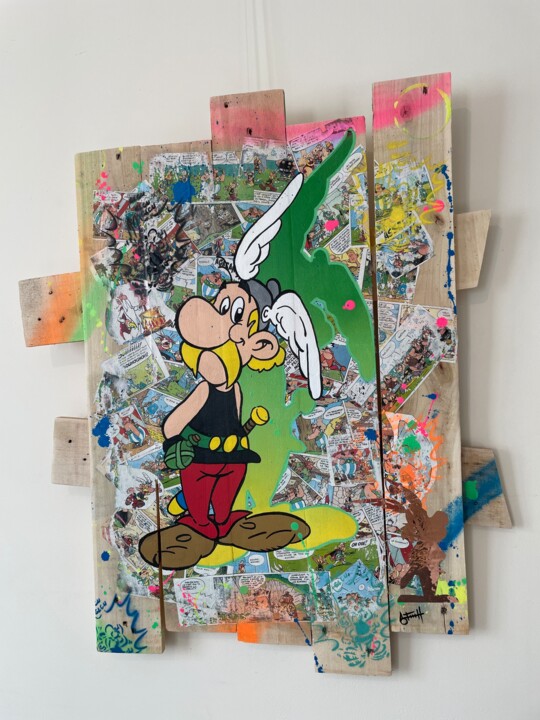 Tableau POP Art Astérix Tablo, 20,9x21,7 in