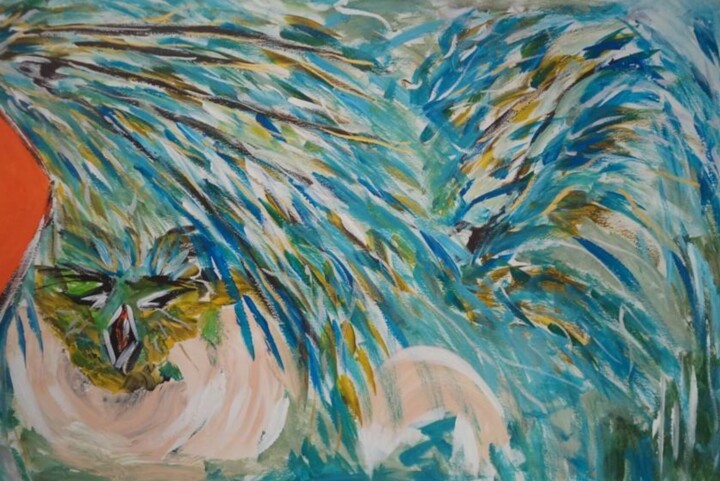 绘画,  29.5x49.2 in 
