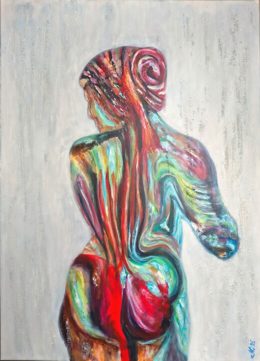 Ocean of emotions 绘画, 35.4x25.6 in