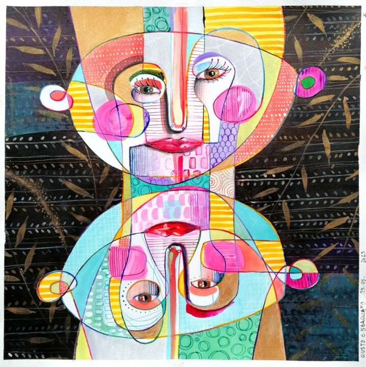 绘画,  19.7x19.7 in 