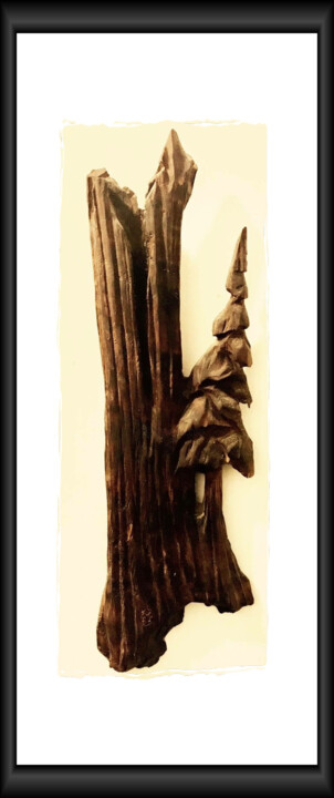 Sculpture titled "Redwoods" by Erik Schlobohm, Original Artwork, Wood