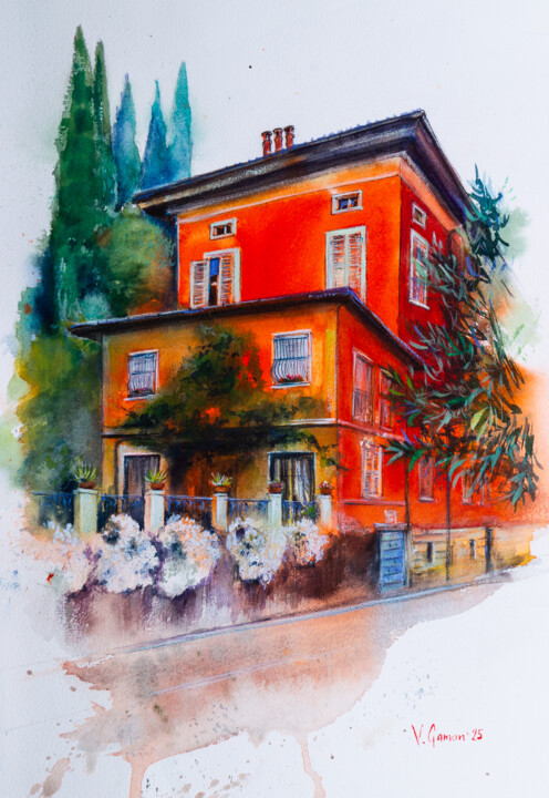 Painting,  16.5x11.8 in 