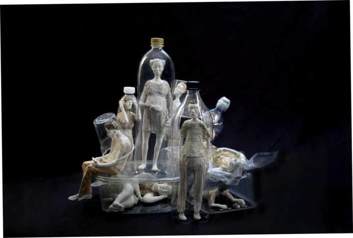 Plastemia Sculpture, 15.8x17.7 in