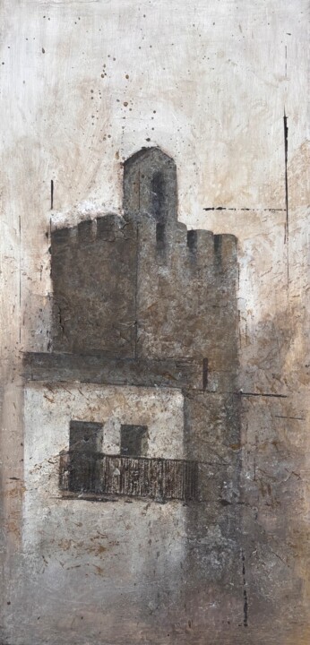 Calles de Vejer II 绘画, 23.6x11.8 in