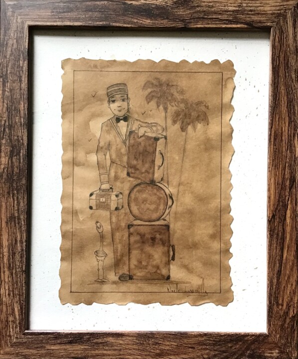 图画,  7.9x5.9 in 