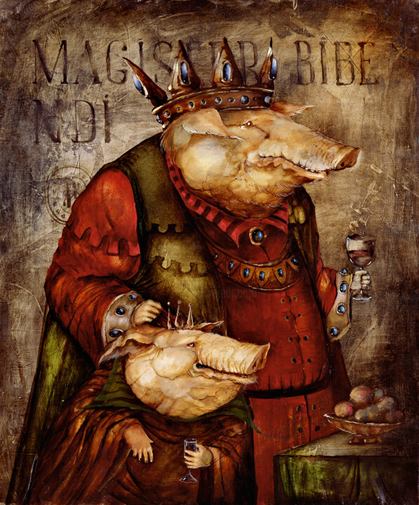 Painting titled "Kings of the last d…" by Valery Mironov, Original Artwork, Oil