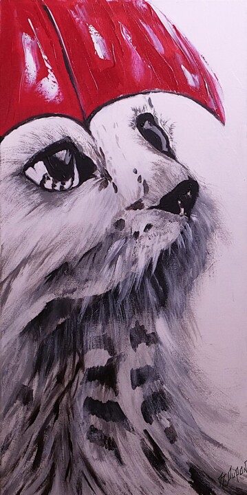 A l'abri 绘画, 31.5x15.8 in