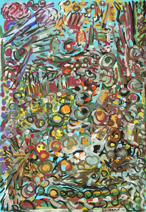 L'itinéraire est prêt 绘画, 39x27.2 in