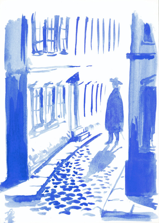 Tekening,  8,3x5,7 in 