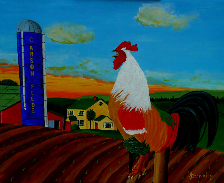 Painting titled "Dawn Serenade" by Anthony Dunphy, Original Artwork, Acrylic