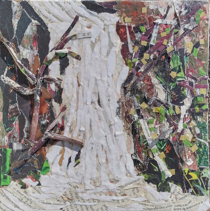 Kolaj,  7,9x7,9 in 