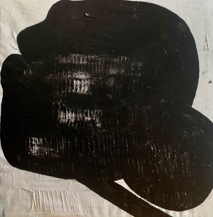 Die Dame 绘画, 39.4x39.4 in