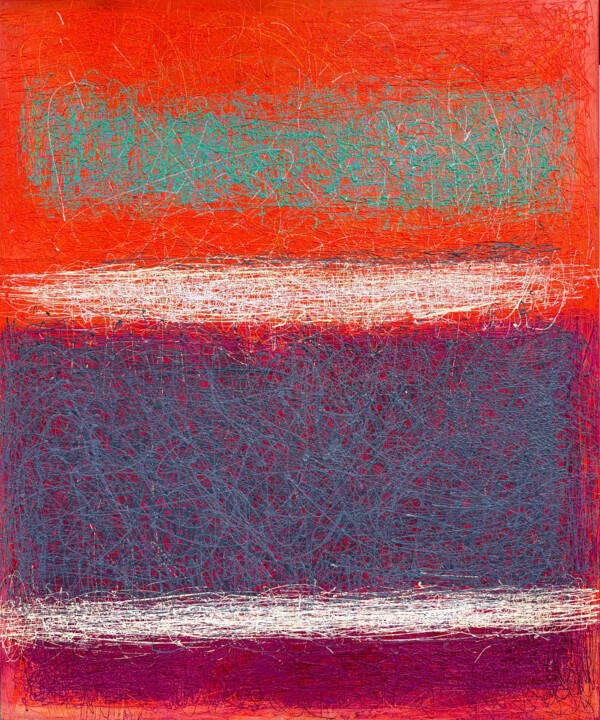 Echoes of Influence 绘画, 47.2x39.4 in