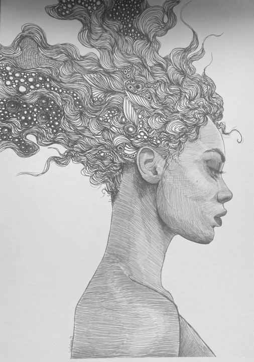 Profil aléatoire 图画, 11.7x8.3 in