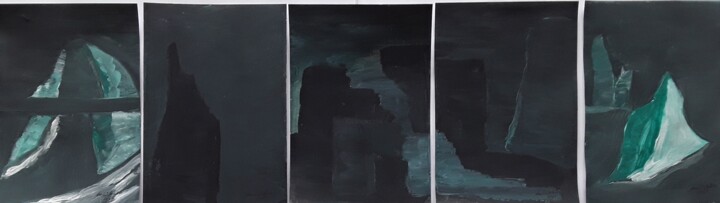 绘画,  9.1x7.1 in 
