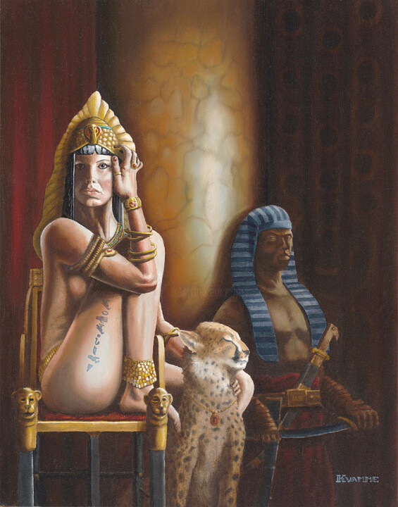 Princess of the Nile Painting, 14x11 in