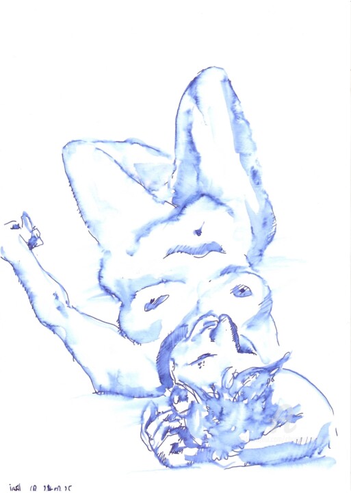 图画,  11.8x8.3 in 