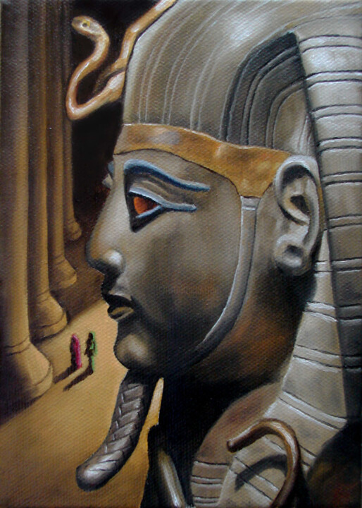 Pharaoh 绘画, 7x5 in
