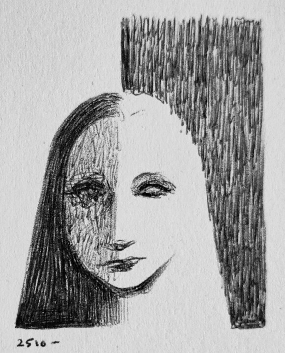 Dessin intitulée "Sketchbook 2015 - N…" par Milto Sideris, Œuvre d'art originale, Stylo à bille