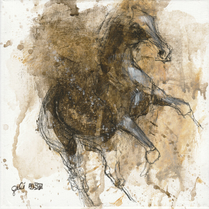 绘画,  7.9x7.9 in 