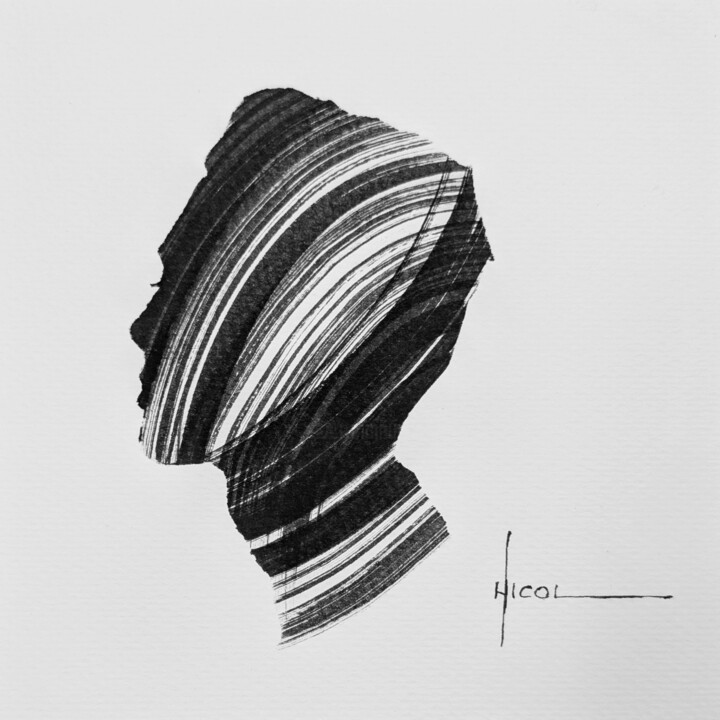 绘画,  5.9x5.9 in 