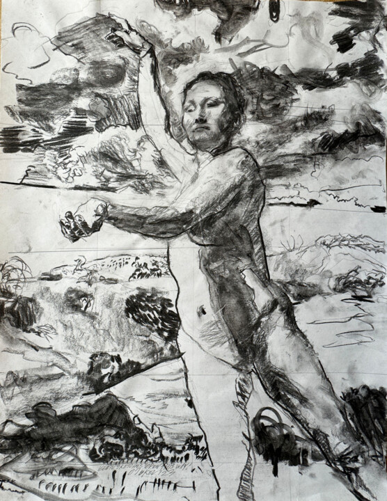 The Gift Drawing, 24x18 in