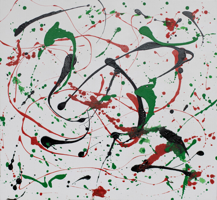 Картина под названием "Мысли" - Tamara Ogarkova, Подлинное произведение искусства, Акрил