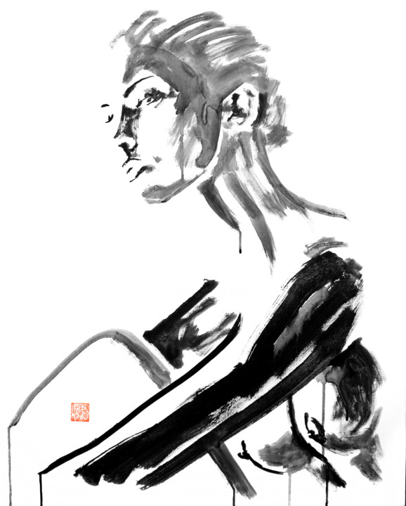 绘画,  31.9x25.6 in 