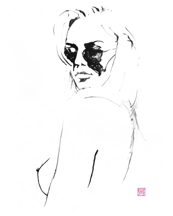 绘画,  31.9x25.6 in 