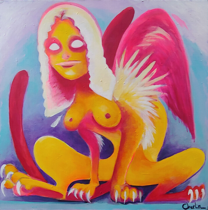 The Sphinx 绘画, 24x24 in