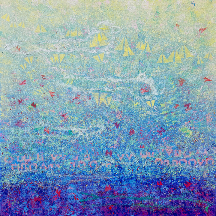 绘画,  39.4x39.4 in 
