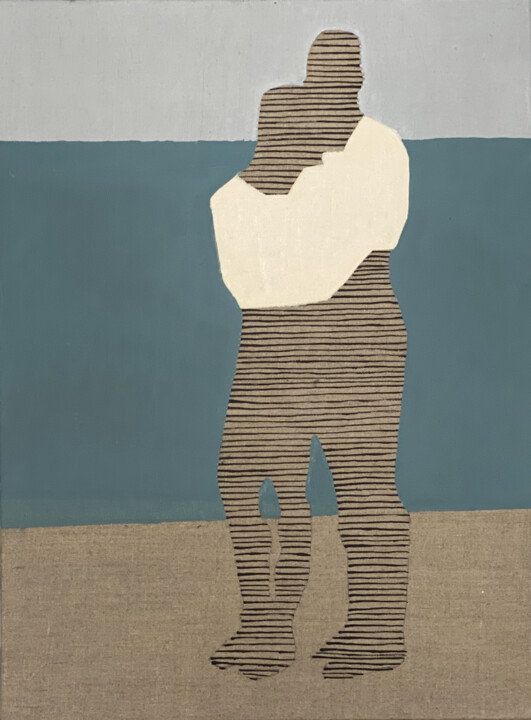 Baigneurs 1 미술작품, 24x18.1 in