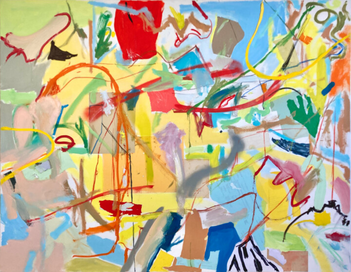 绘画,  55.1x70.9 in 