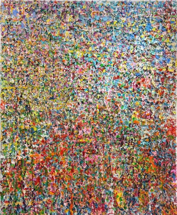 Soleil Triomphant Schilderij, 78,7x78,7 in